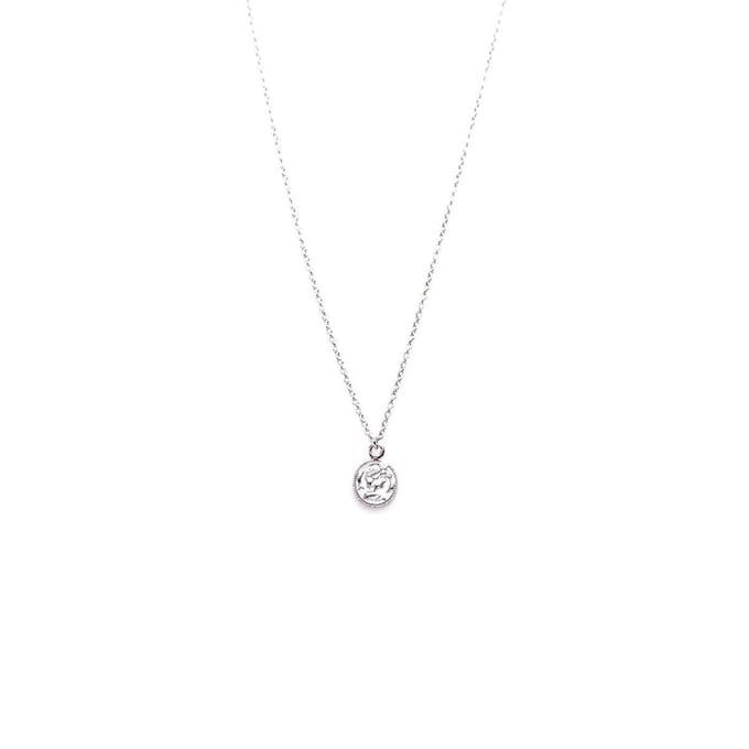Karma Coin Silver Ketting T35-COL-CO-S-50 (Lengte: 50.00-57.00 cm)