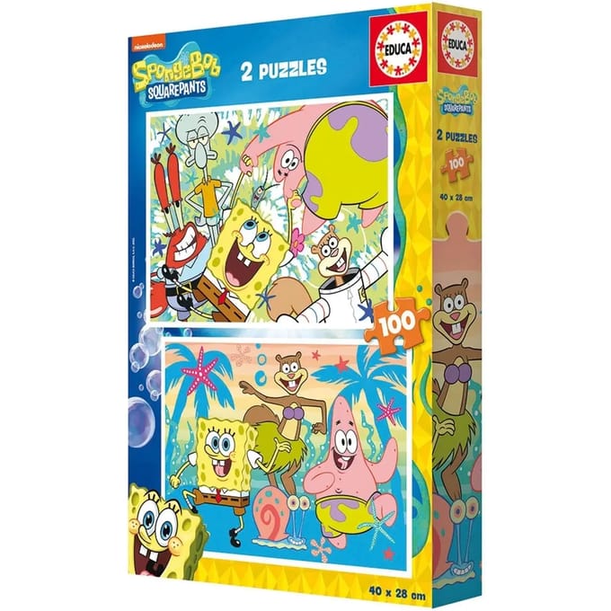 Set van 200 dubbele puzzelstukken Bob de Bouwer Educa