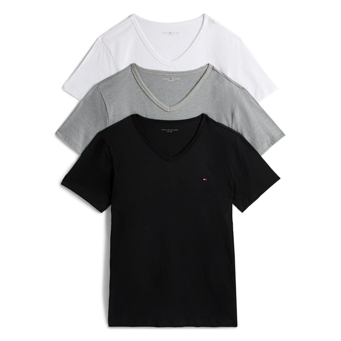 Tommy Hilfiger V-Neck Shirts Heren (3-pack)
