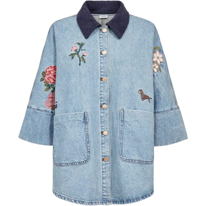 Damesjas van oversized denim Nümph Nudenma