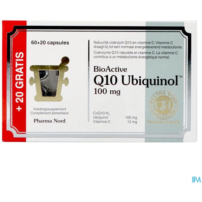 Bioactive Q10 100mg 60+20 Capsules