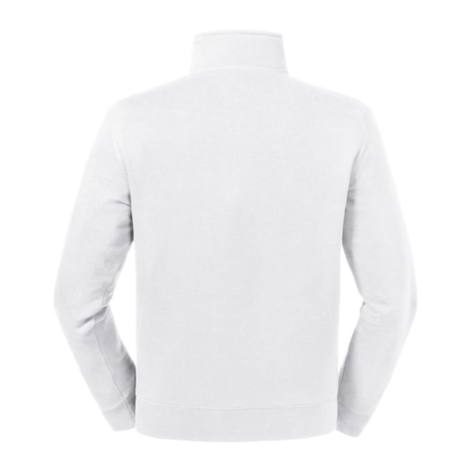 Russell Heren Authentieke Kwartier Ritssweatshirt (Wit)