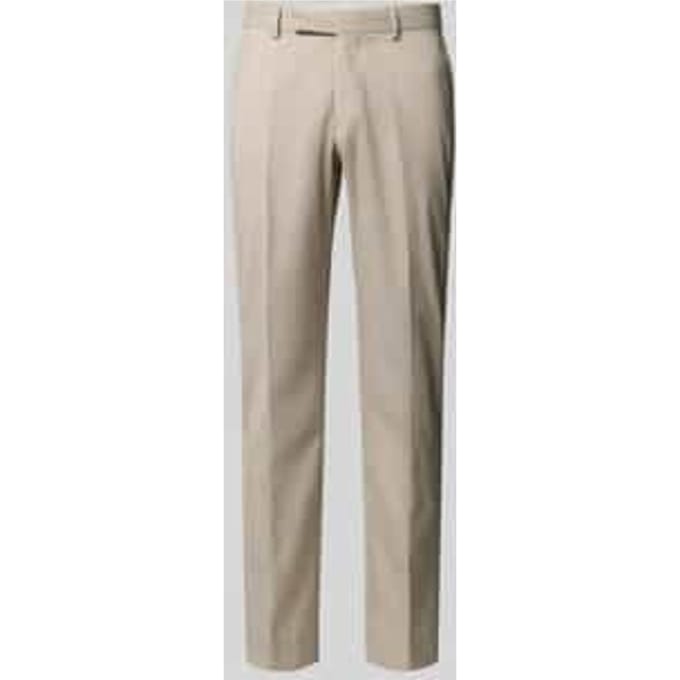 regular fit kostuumbroek met vouwnaden model 'Ryan'