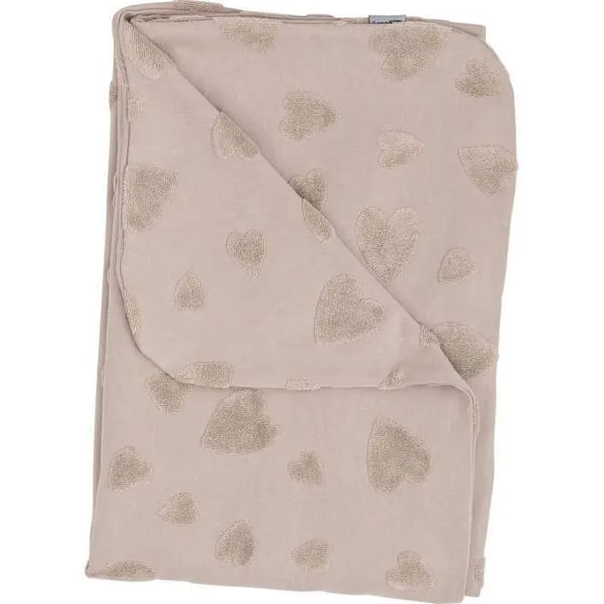 Babydeken FreeON by Bubaba Beige Hearts