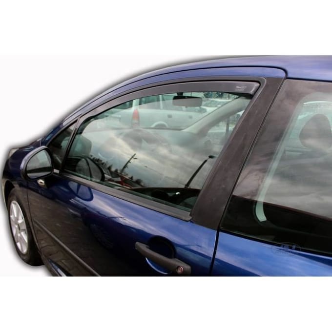 J&J AUTOMOTIVE | Heko Deflecteurs d'air Déflecteurs de Vent Pour Peugeot 207 2006-2012