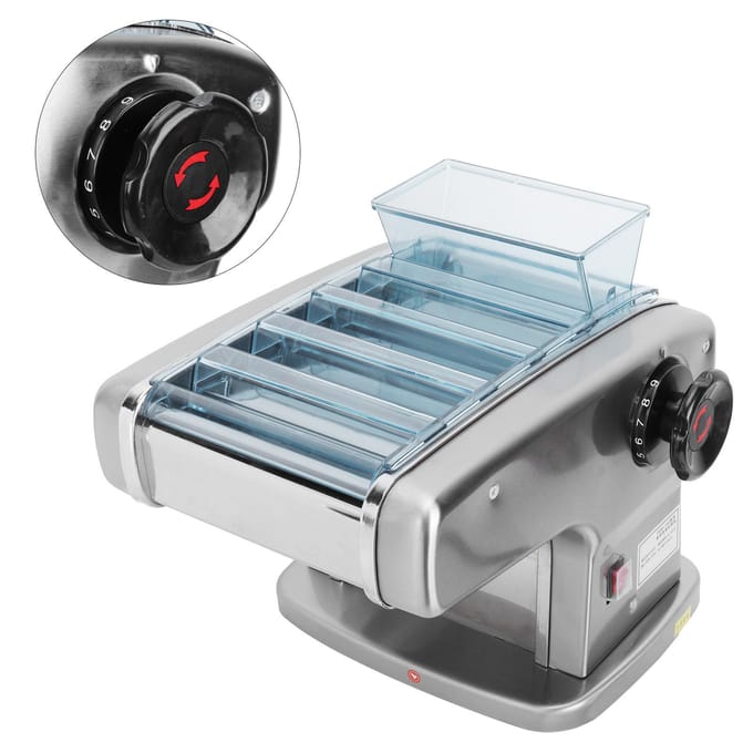 Elektrische Noedelmachine met 4 Messen Volautomatische Pastadeeg Knedingsmachine white