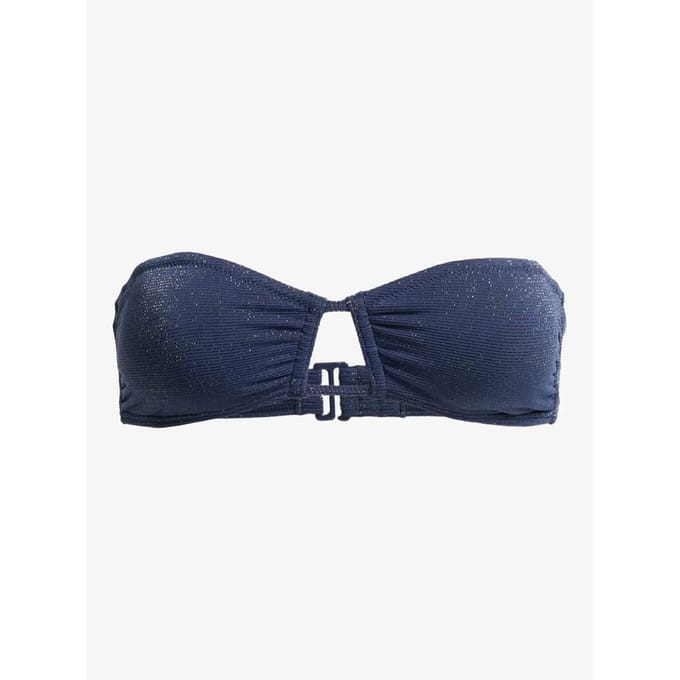 Roxy Shine Bandeau Bikinitop Blauw M Vrouw