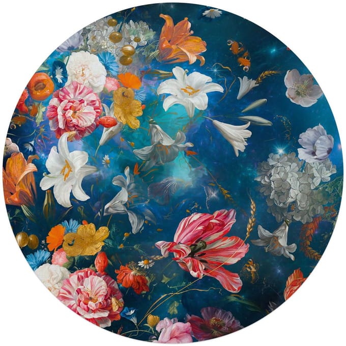 Plexiglasschilderij Bloemenwereld - Ø 70 - Acrylglas - REINDERS