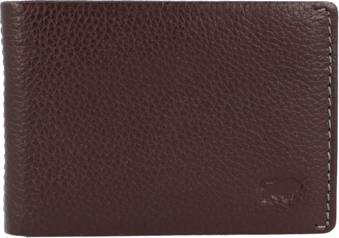 Braun Büffel Prato Portemonnee RFID Leer 10 cm - Jongens - Horizontaal - d. braun