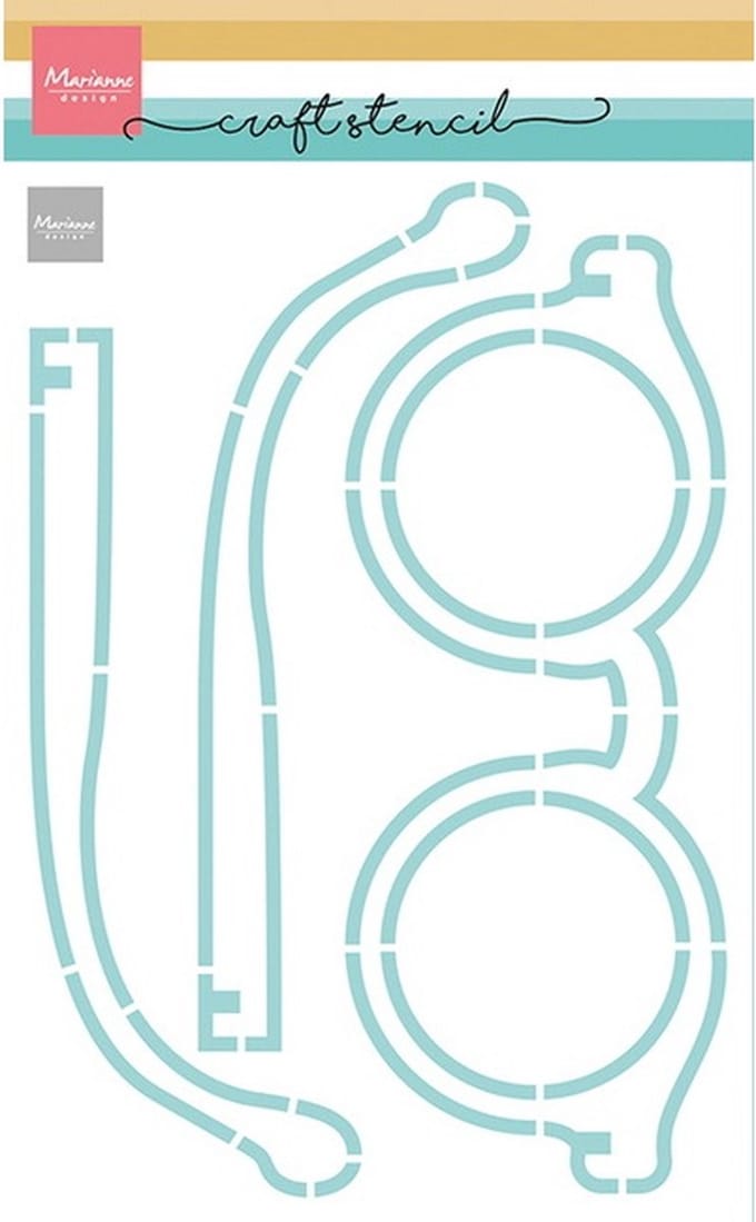 Craft Stencil, Glasses