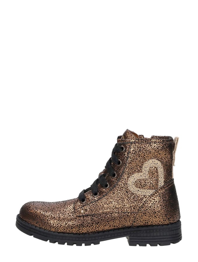 KEQ Veterschoen hoog Veterschoen hoog - Brons - Maat 25