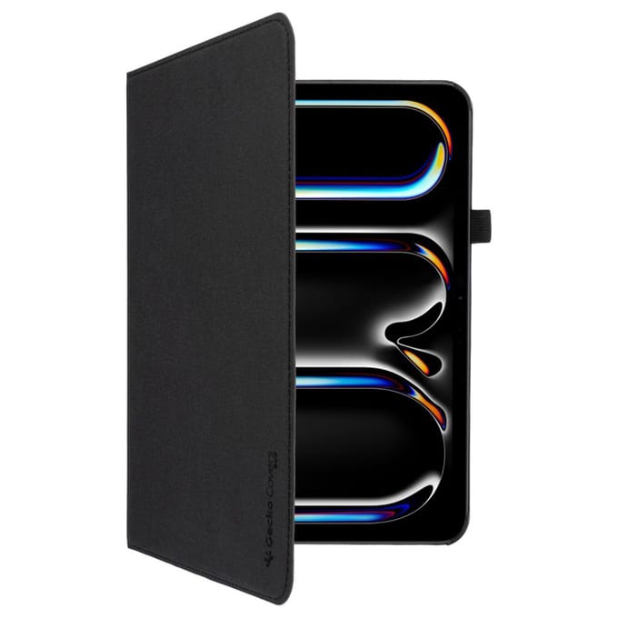 Gecko Covers Easy-Click Eco Bookcase voor de Apple iPad Pro 11 (2025) M5 / (2024) M4 - Zwart