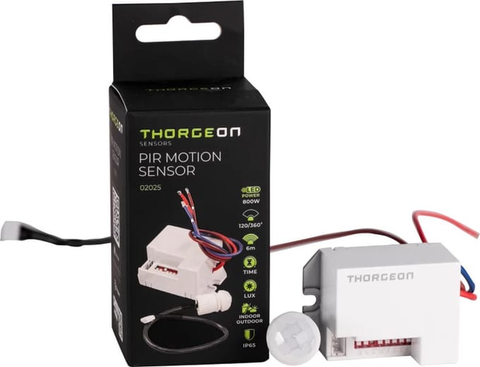 Thorgeon PIR Motion Sensor 6m 800W IP65