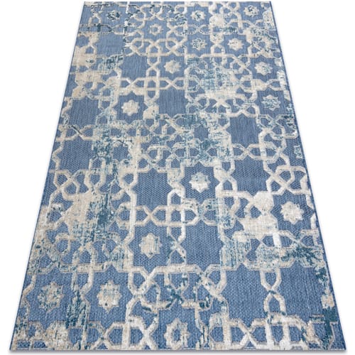 Kleden Rugsx Tapijt Structureel SOLE D3881 Ornament Plat geweve 120x170 cm