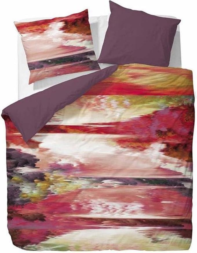 Essenza Vance Dekbedovertrek - 150x210 + 50x60 cm - Red