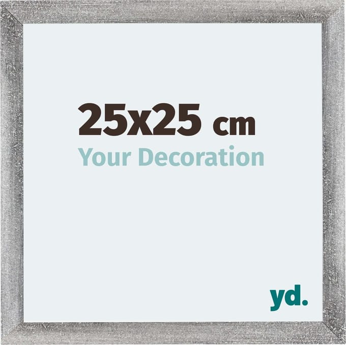 Your Decoration - Fotolijst 25x25 cm - MDF - Grijs Geveegd - Mura