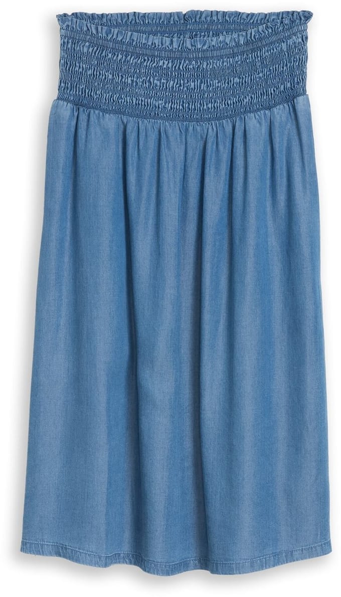 Tom Tailor - Jeansrok met steekzakken - Maat 42 - Clean Light Stone Blue Denim