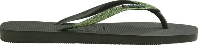 Havaianas SQUARE GLITTER - Groen - Maat 41/42 - Dames Slippers