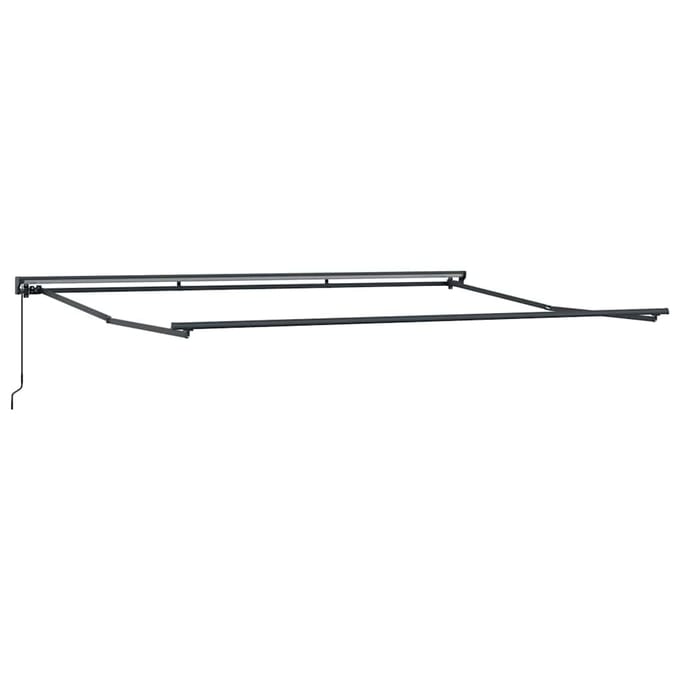 vidaXL - Handmatig - Afsheringsframe - 4,5 - x - 3 - m - Antraciet