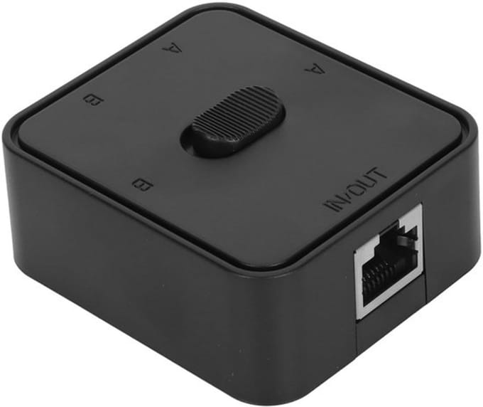 Allecto - Cat6 Rj45 Netwerkswitch - Voedingsvrij - Compact en