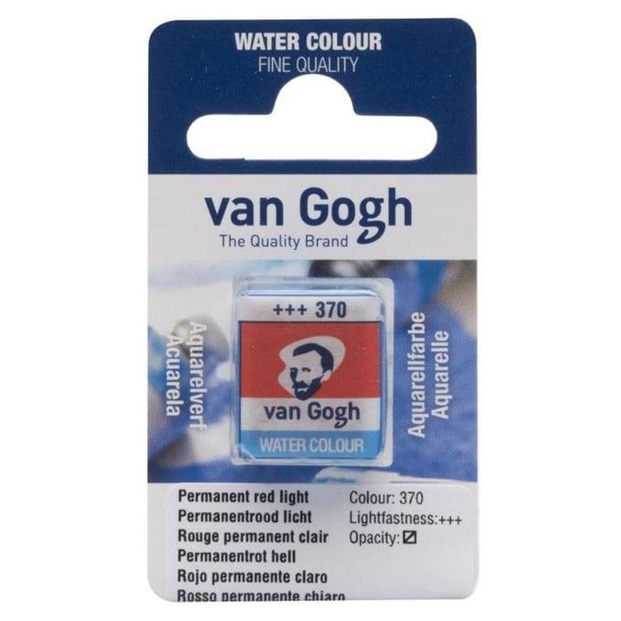 Aquarelverf - 370 Permanentrood Licht- van Gogh - Napje