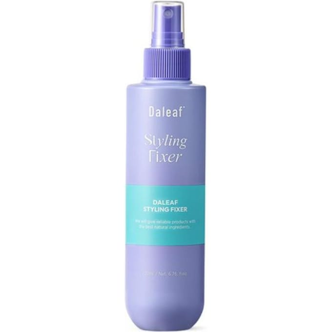 Daleaf Spray Fixateur Glam Styling pour Cheveux 200ml gray