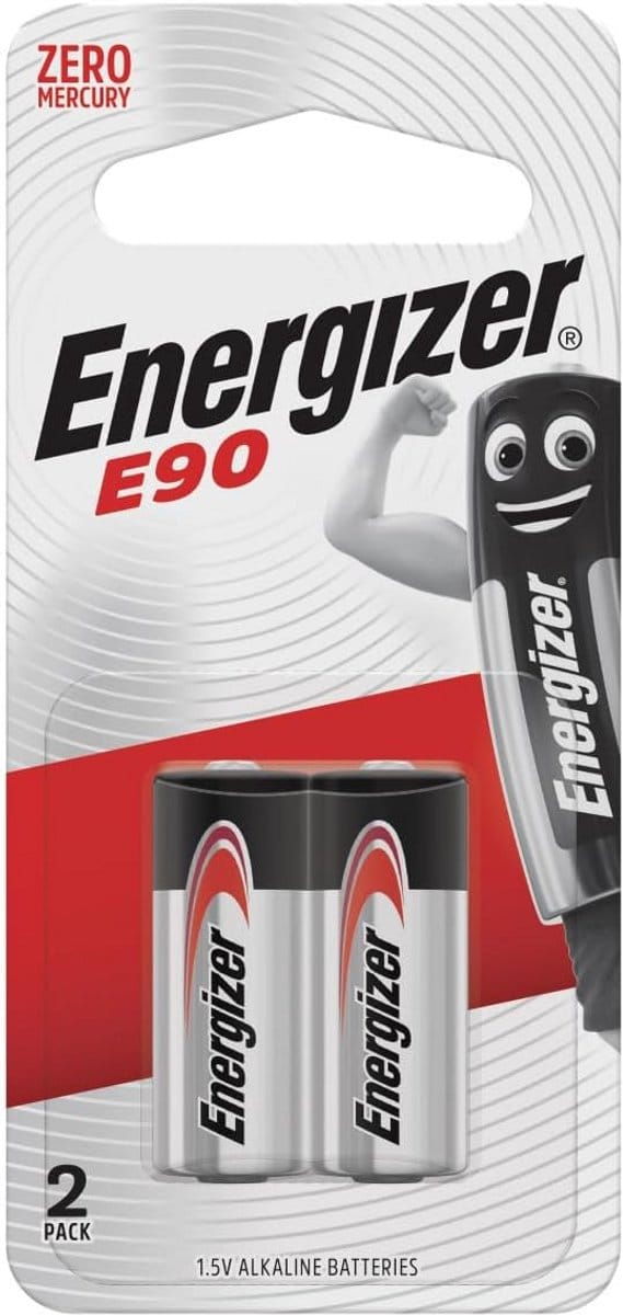 Vierkante Knoopcel Batterijen LR1/E90 - 2 Stuks Lange Levensduur