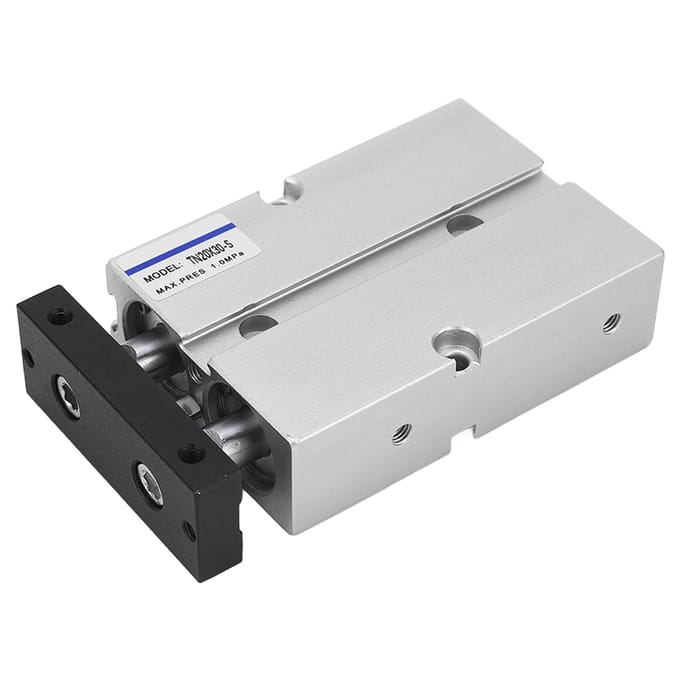 Luchtcilinder Pneumatisch 2 Zuigerstang 2 As Dubbelwerkend 0,1‑1,0MPa 30mm Slag 20mm Boring