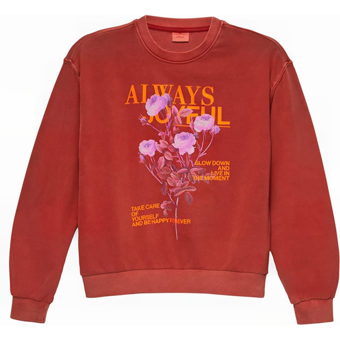 s.Oliver Junior Sweatshirts Red Größe: 146/152 | Strickjacken Outlet | kids | Rot