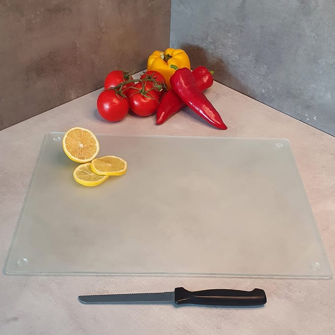 Satinaglas Tempered GlasSnijplank 30cm × 40cm - Glassnijplank