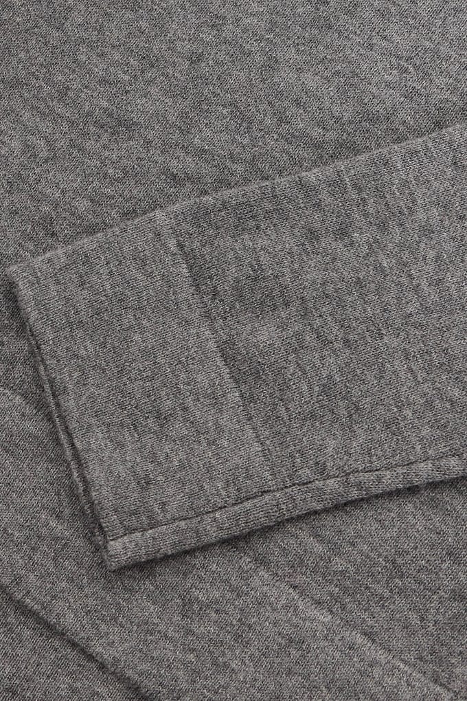 White Stuff Orla Wool Cotton Blend Jumper Mid Grey Größe: 8 | Strickpullover Outlet | Damen | Grau