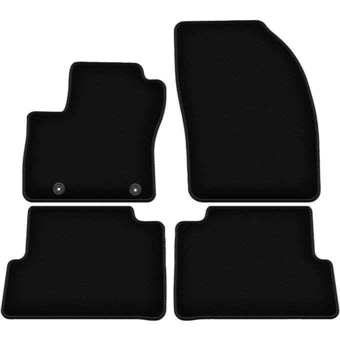 BASIC zwarte veloursmatten voor: Ford Kuga MK1 SUV (2008-2011)