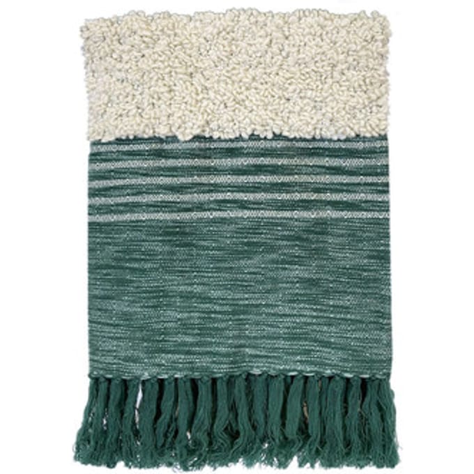 Plaids, deken Malagoon Tribal green throw