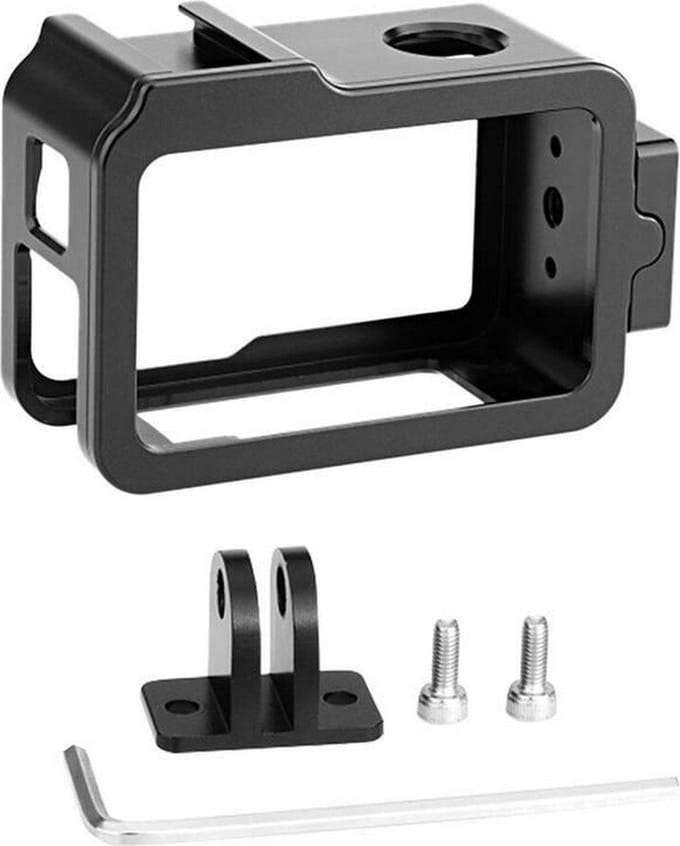 Puluz Metalen Behuizing Met Koude Voethouder Voor Dji Osmo Action 4 3