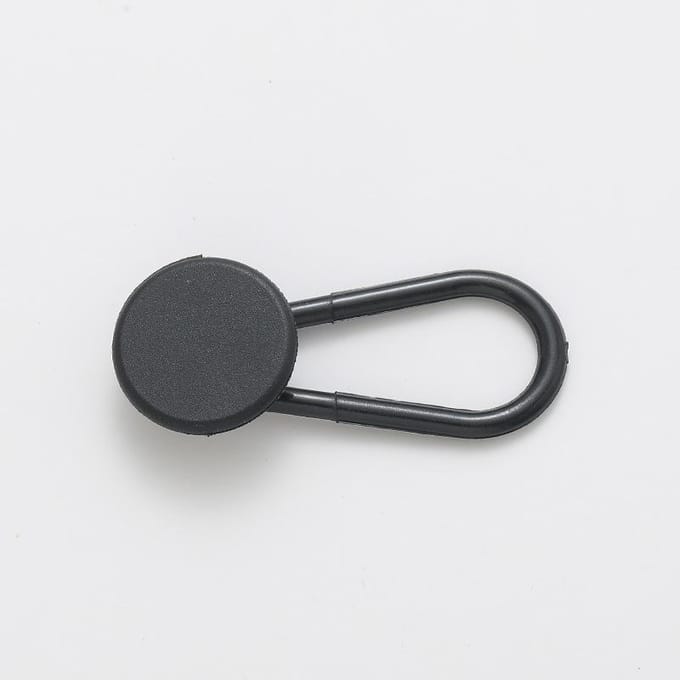 1 st 18 mm Rubberen Tailleband Verlengknop, Kleding Taille Verstelbare Verlenging zwart