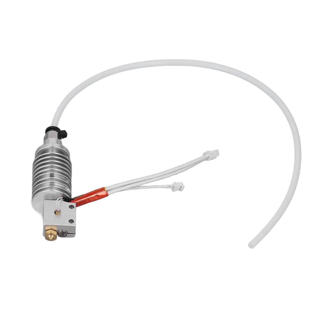 3D Printer Hotend 0.4mm Messing Nozzle Gelijkmatige Verwarming Soepele Output Printer Printkop voor Vyper 24V white