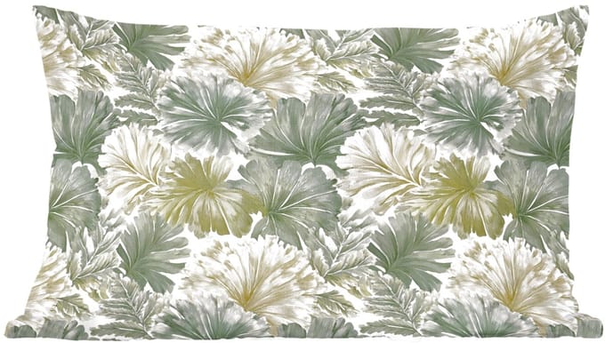 Sierkussens - Kussentjes Woonkamer - 60x40 cm - Bladeren - Botanisch - Groen