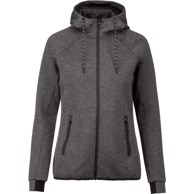 PROACT® Damesjas met capuchon performance PA359 - Deep Grey Heather - M
