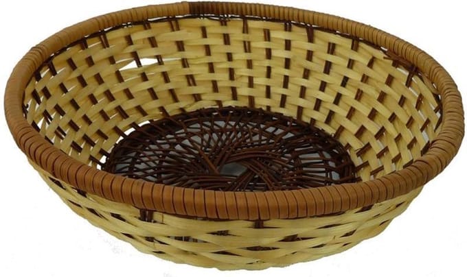 Mandje bamboe rond 22x7cm