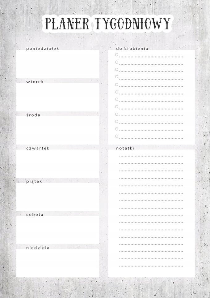 Wallvy - Magnetische Weekplanner - 40x56cm - Personaliseerbaar - Hoogwaardige Print