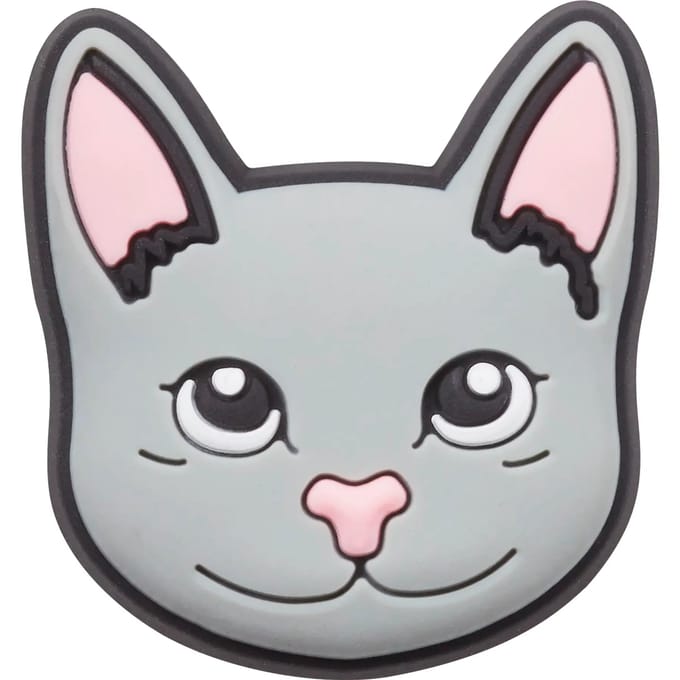 Jibbitz Crocs Grey Cat