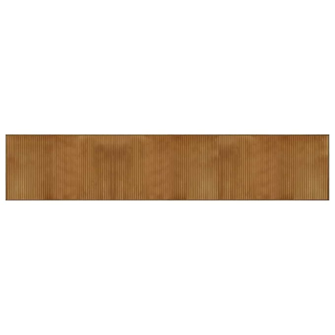 vidaXL - Vloerkleed - rechthoekig - 60x300 - cm - bamboe - bruin