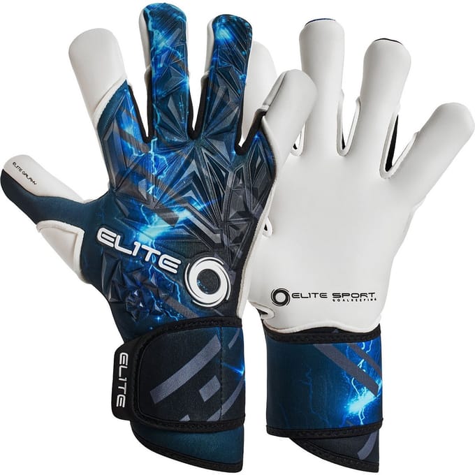 Elite Sport Galaxy Keepershandschoenen - Blauw / Wit | Maat: 11