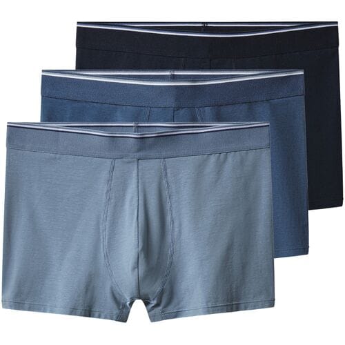 ESMARA MEN Set van 3 heren boxers (Blauw, S)