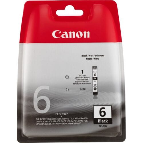 Canon BCI-6BK zwarte inktcartridge