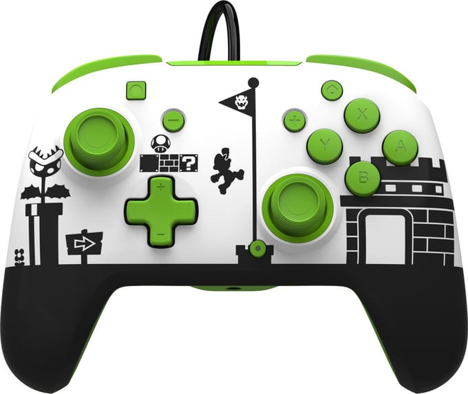PDP Rematch Glow - Gaming Controller - Jack - Geschikt voor Nintendo Switch - Super Mario Retro