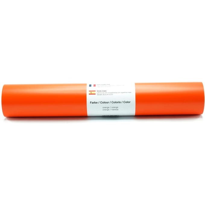 Zelfklevende vinyl folie - Oranje-Mat