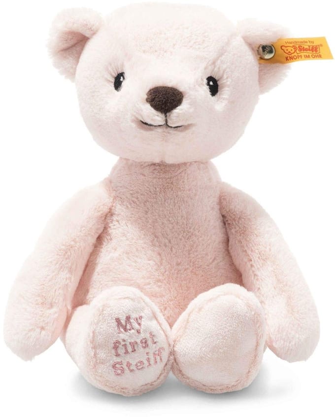Steiff mijn eerste teddybeer roze 26 cm. EAN 242137