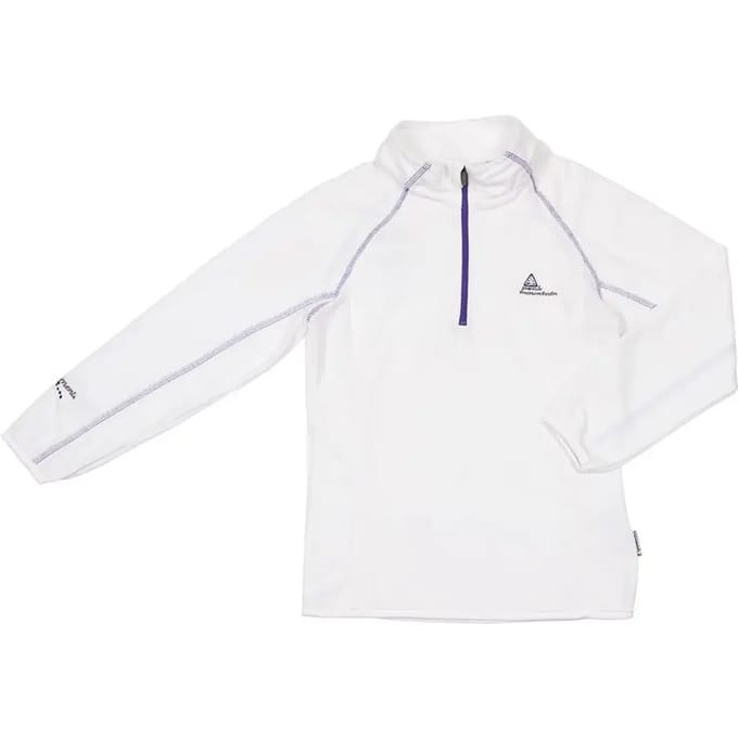 Microfleece sweatshirt met halve rits voor meisjes Peak Mountain Fafine