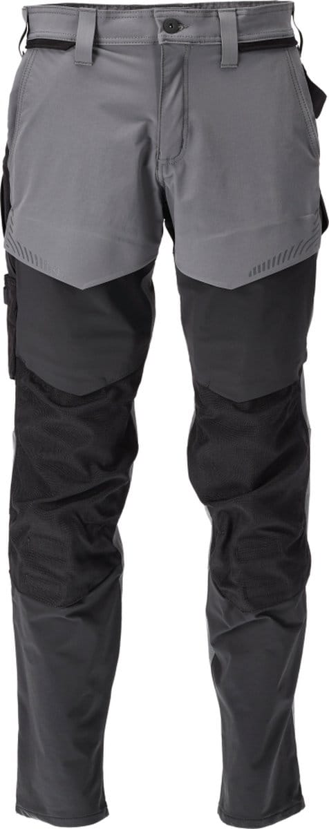Mascot Customized Broek met kniezakken 22379-311 - steengrijs/zwart - C47 - 76